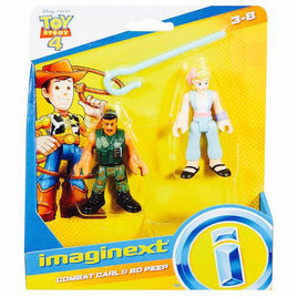 Combat Carl & Bo Peep Toy Story 4 Imaginext Figures 2.5"