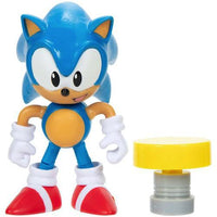 Classic Sonic the Hedgehog with Spring Action Figure 4"