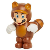 Tanooki Mario Super Mario Nintendo Action Figure 2.5"