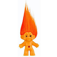 World's Smallest Good Luck Trolls Orange Hair 2.5"