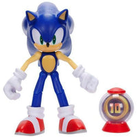 Sonic the Hedgehog with Super Ring Action Figure 4"