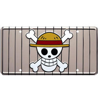 ONE PIECE MERRY’S JOLLY ROGER Metal Stamped Replica Prop License Plate