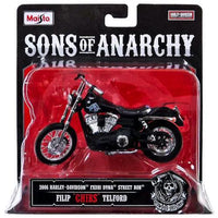 Chib's '06 HD FXDBI Dyna Street Bob Sons of Anarchy Motorcycle 1/64 Scale