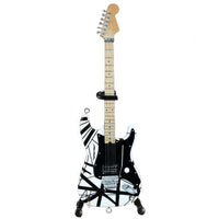 EVH Black & White VH1 Eddie Van Halen Mini Guitar Replica