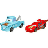 Drift Party Mater and Dragon Lightning McQueen Disney Cars 1:55 Scale Diecast