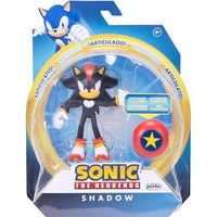 Sonic the Hedgehog Shadow with Star Spring Action Figure 4"