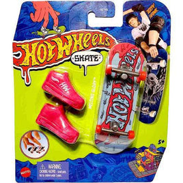 Melting Glory Hot Wheels Skate Fingerboard and Shoes