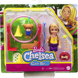 Barbie Chelsea Can Be Dog Trainer Playset With Blonde Chelsea Doll