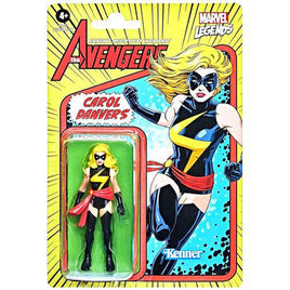 Carol Danvers The Avengers Retro Marvel Legends Action Figure 3.75"