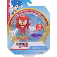 Sonic the Hedgehog Knuckles with Chaos Emerald Action Figure 4"