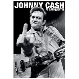 072 ROLLED - Johnny Cash Finger Poster 24x36 PE