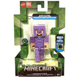 Stronghold Steve Build-A-Portal Minecraft Action Figure 3"