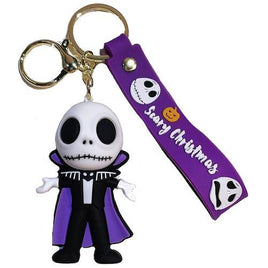 Scary Jack Skellington The Nightmare Before Christmas Keychain 2.5"