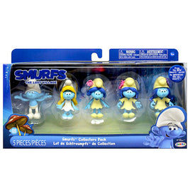 Smurfs the Lost Village 5 Pack Figures 2.5"