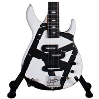 Michael Anthony Van Halen White Chickenfoot Bass Mini Guitar 10" Axe Heaven