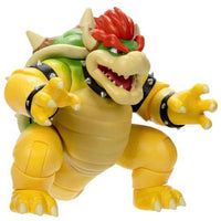 The Super Mario Bros. Movie Bowser Figure with Fire Breathing Effect 7"