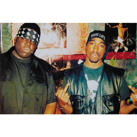 017 ROLLED - Biggie & Tupac Thug Life Poster 24x36 PE