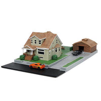 Fast & Furious Nano Rides Dom's House Diorama with 2 1.65"