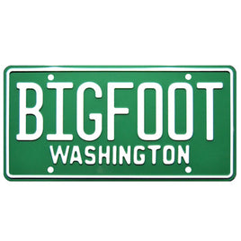 BIGFOOT Metal Stamped Vanity License Plate