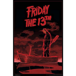 049 ROLLED - Friday the 13th Boat Poster 22X34 Trends