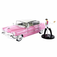 Elvis 1955 Cadillac Fleetwood with Figure 1:24 Scale Diecast Vehicle