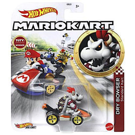 Hot Wheels Dry Bowser Standard Kart Super Mario Kart Diecast 1/64