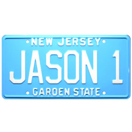 Friday the 13th "JASON 1"Metal Stamped Vanity License Plate