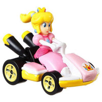 Hot Wheels Princess Peach Standard Kart Super Mario Kart Diecast 1/64