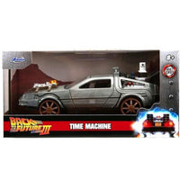 Back to the Future 3 Time Machine Train Track Edition Hollywood Rides Jada Diecast 1/32