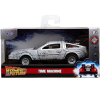 Back to the Future Time Machine Iced Hollywood Rides Jada Diecast 1/32