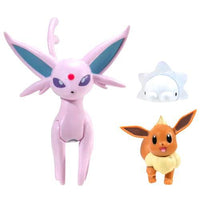 Eevee, Espeon & Snom Pokemon Battle Figure Set 2"