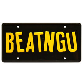 Jeepers Creepers 1941 Chevy COE Creeper Truck "BEATNGU" Metal Stamped Replica Prop License Plate