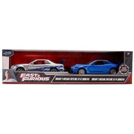 Brian's Nissan Skyline 2 Pack Fast & Furious Jada Diecast 1/32