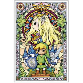 174 ROLLED - Zelda Stained Glass 2 Poster 24x36 PE