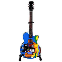 Fab Four "Yellow Submarine" Miniature Acoustic Guitar Replica Collectible