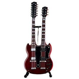 Jimmy Page Gibson SG EDS-1275 Doubleneck Cherry Mini Guitar