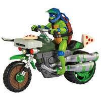 Teenage Mutant Ninja Turtles: Mutant Mayhem Ninja Kick Cycle with Leonardo Action Figure 4.5"