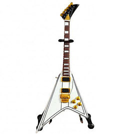 Randy Rhoades White Flying V Miniature Guitar