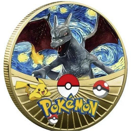 Pokemon Starry Sky Charizard Collectible Coin