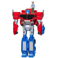 Transformers EarthSpark Spin Changer Optimus Prime 8" and Robby Malto 2"