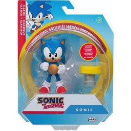 Classic Sonic the Hedgehog with Spring Action Figure 4"