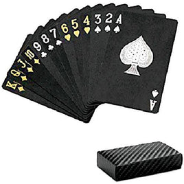 Solar Matrix Black Diamonds Plastic Playing Cards Deck of 52