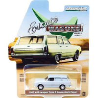 Estate Wagons 1968 Volkswagen Type 3 Squareback Panel Greenlight 1/64