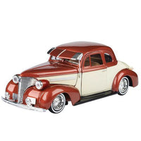 Get Low 1939 Chevrolet Coupe Brown & Cream 1/24