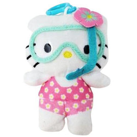 Hello Kitty & Friends Scuba Diving Hello Kitty Plush Dangler 4"