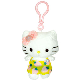 Hello Kitty & Friends Hello Kitty in Strawberry Dress Plush Dangler 4"