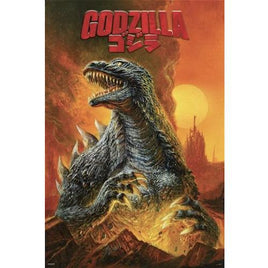 002 Rolled - Godzilla Rise Up Poster 24x36 PE